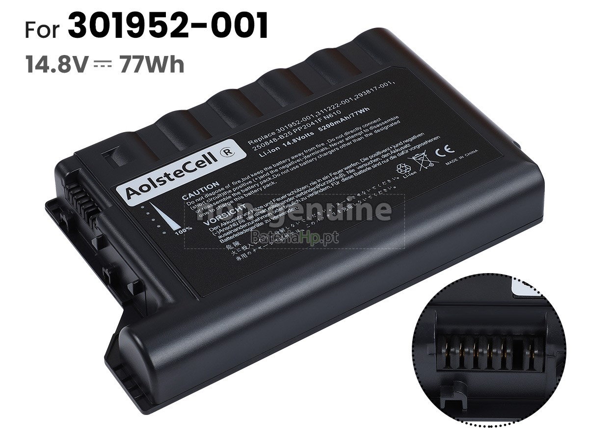Bateria de alta qualidade para portátil HP Compaq IMP-85600