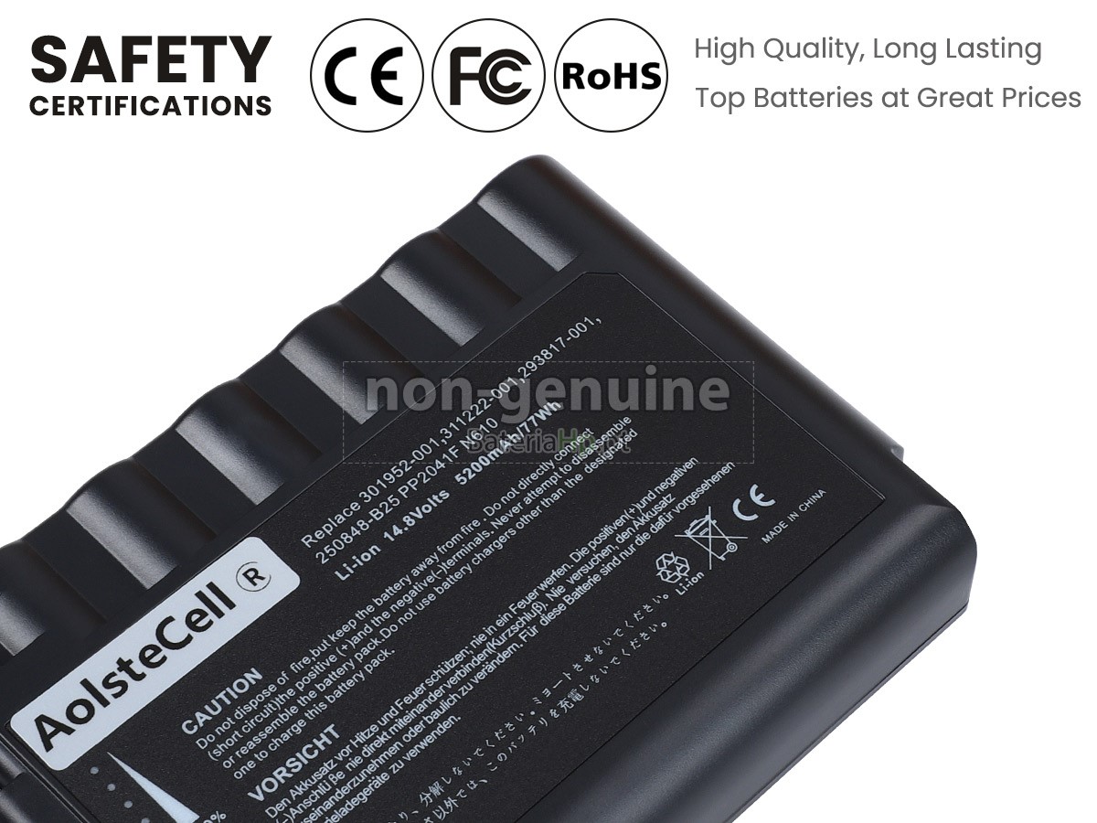 Bateria de alta qualidade para portátil HP Compaq IMP-85600