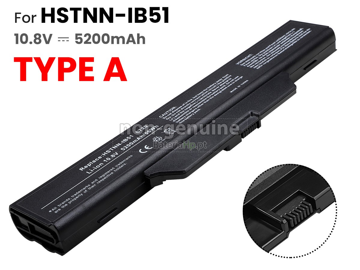 Bateria de alta qualidade para portátil HP 451086-141