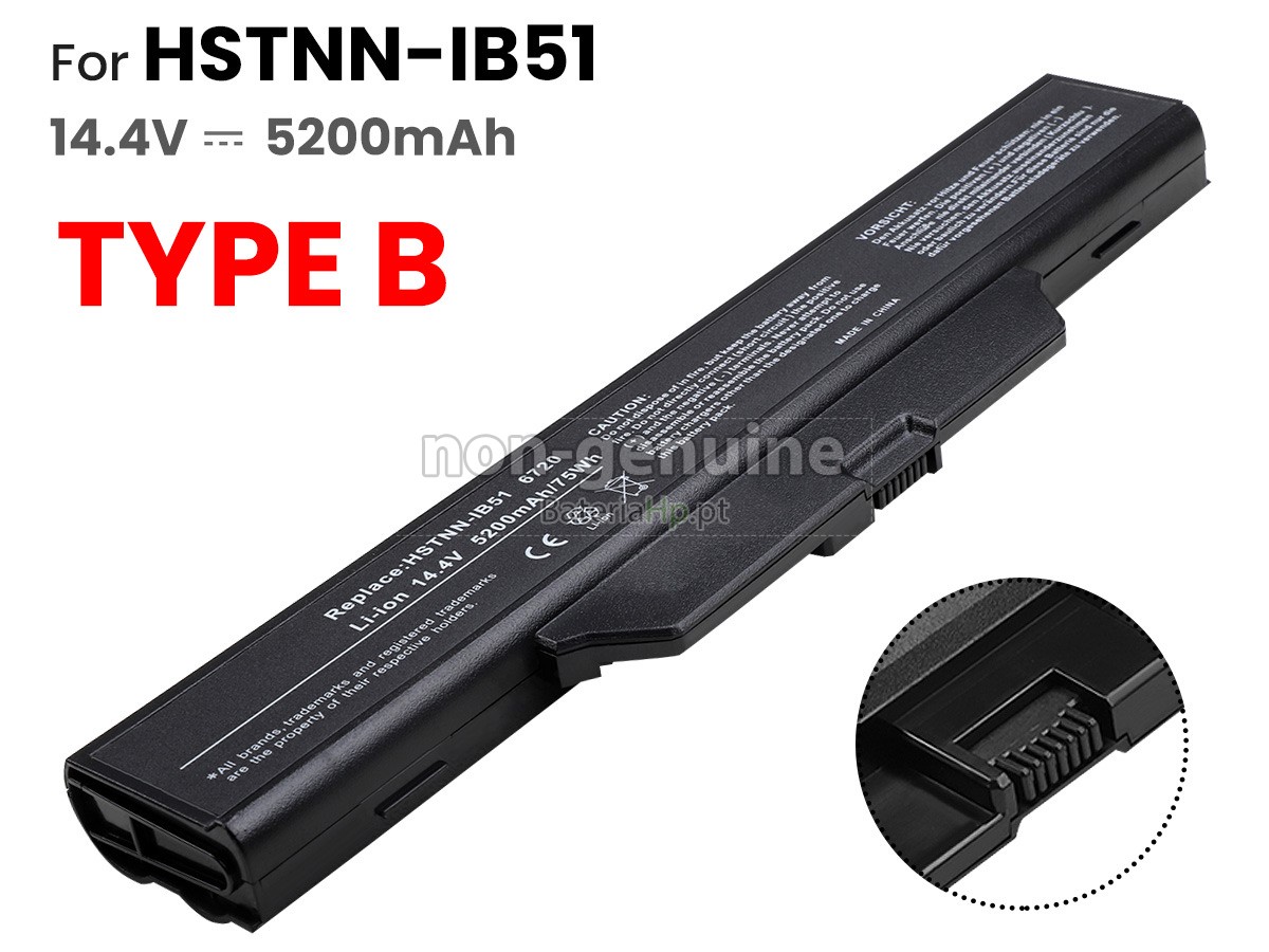 Bateria de alta qualidade para portátil HP 451086-141