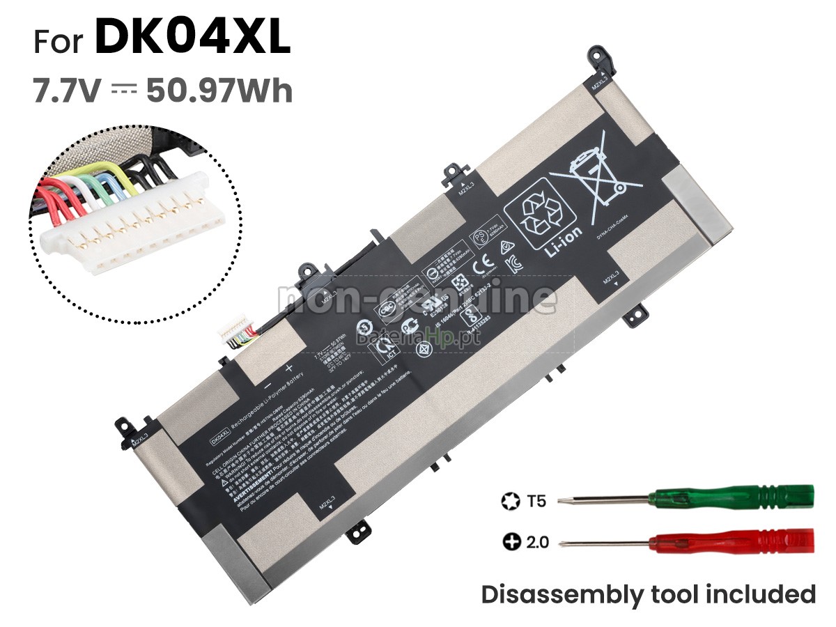 Bateria de alta qualidade para portátil HP DK04XL