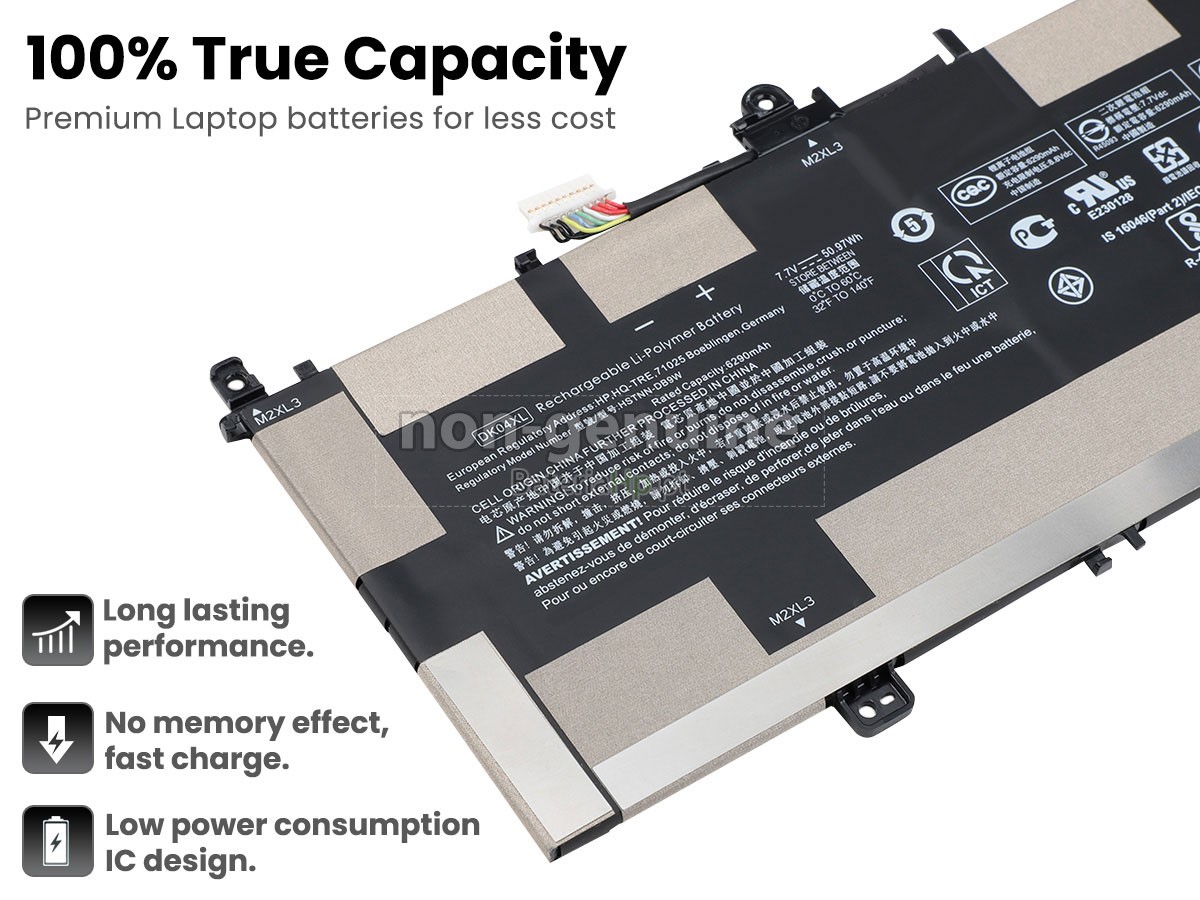 Bateria de alta qualidade para portátil HP DK04XL