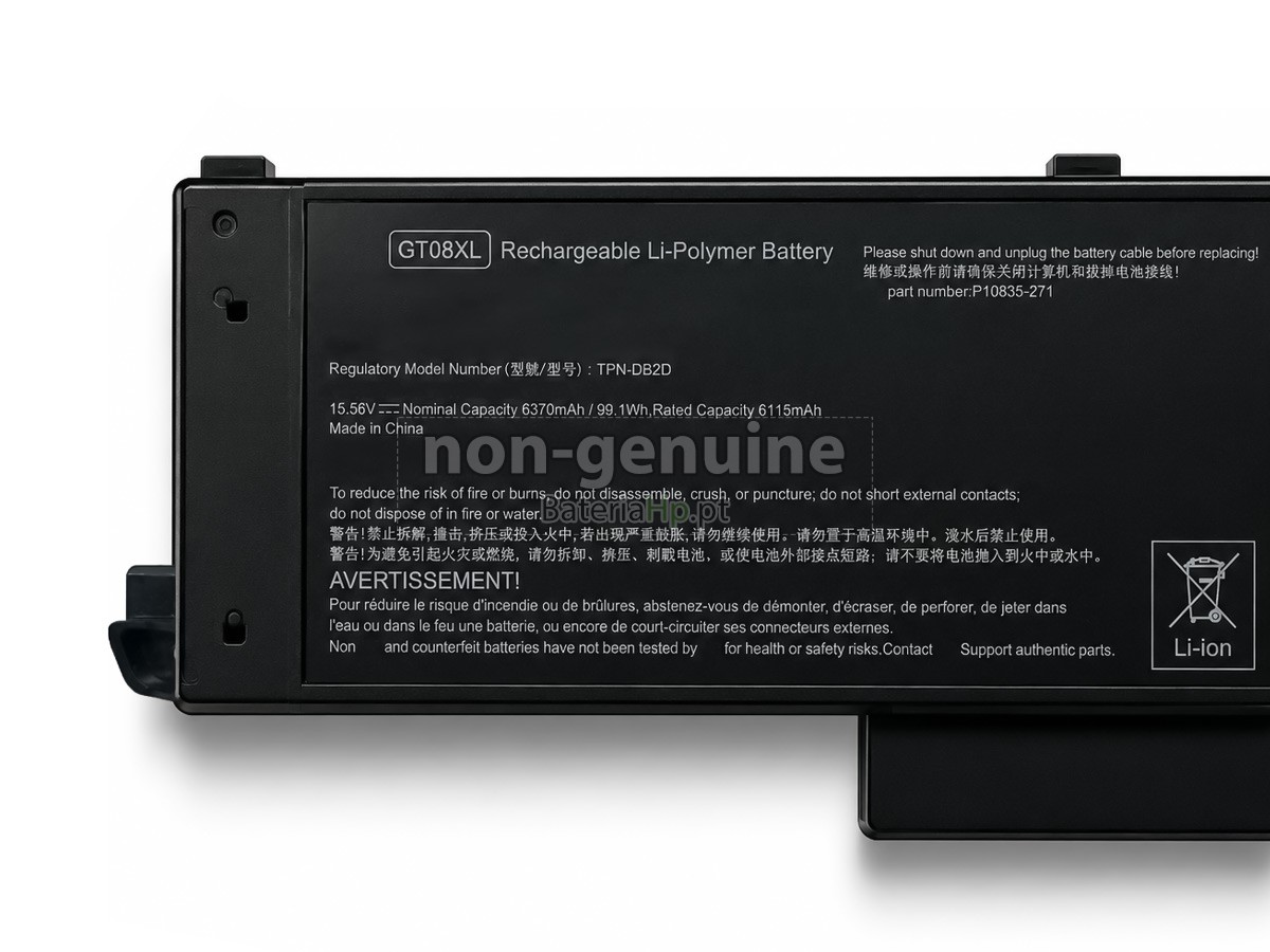 Bateria de alta qualidade para portátil HP GT08XL