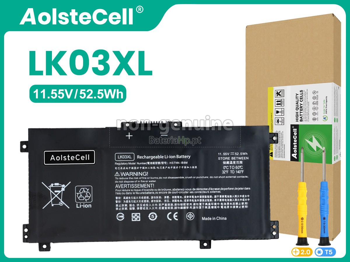 Bateria de alta qualidade para portátil HP Envy X360 15-BP002NN